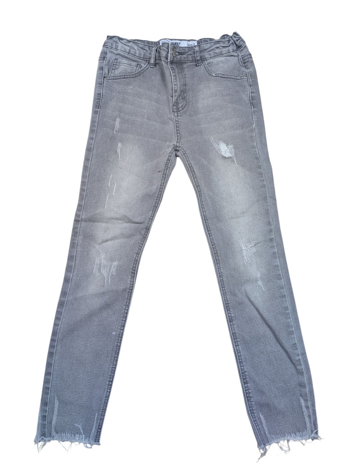 Šedé skinny džíny pro kluky secondhand Denim