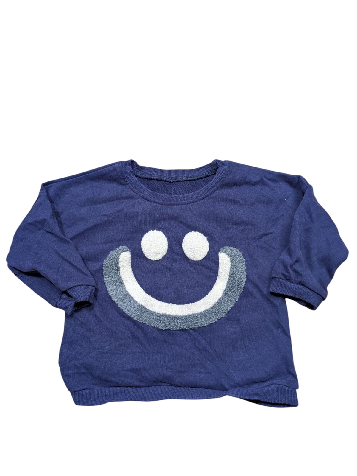 Tmavě modrá slabá mikina s obrázkem pro kluky secondhand 