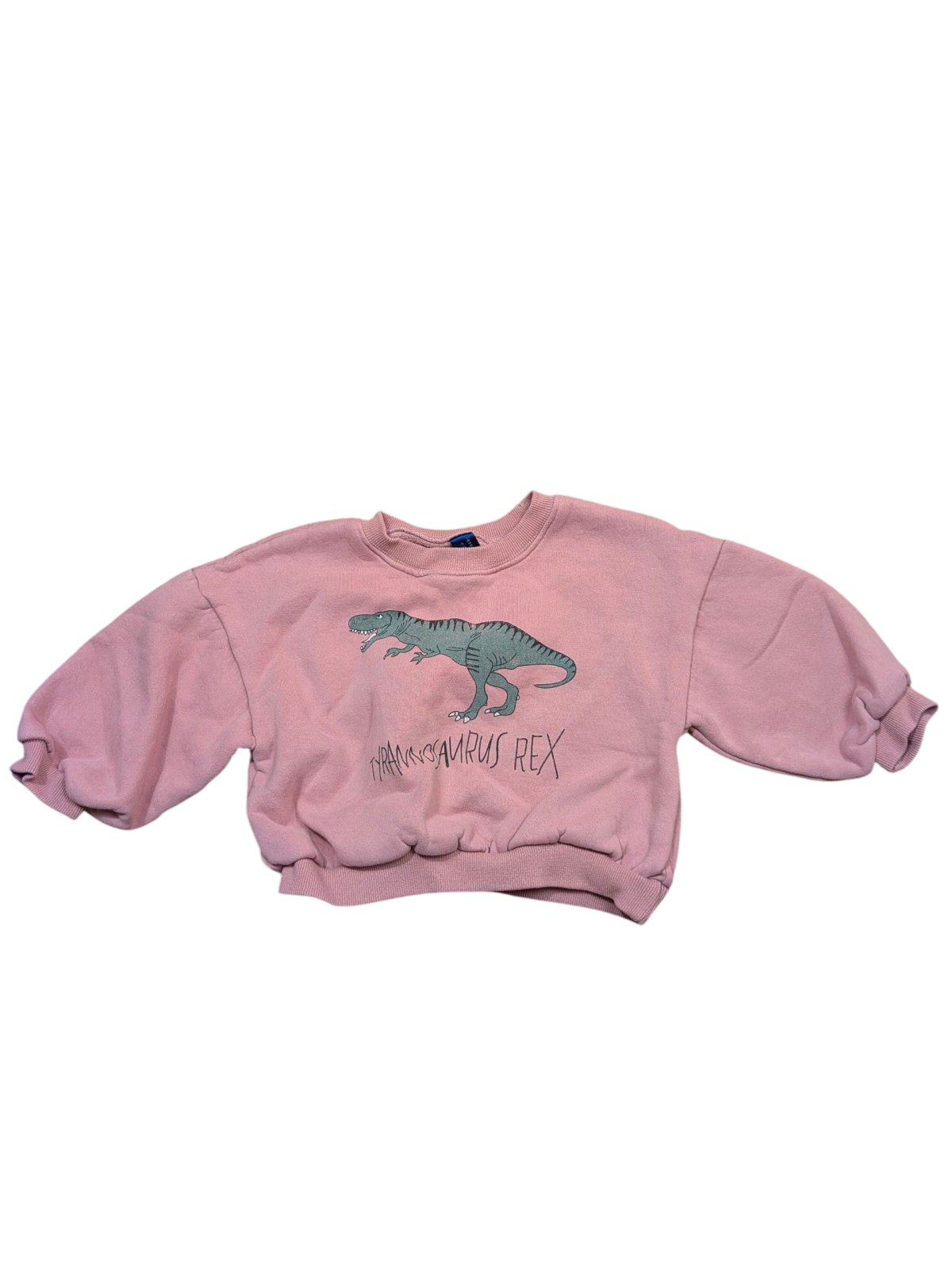 Růžová mikina s dinosaurem pro holky secondhand Jessyca Kids