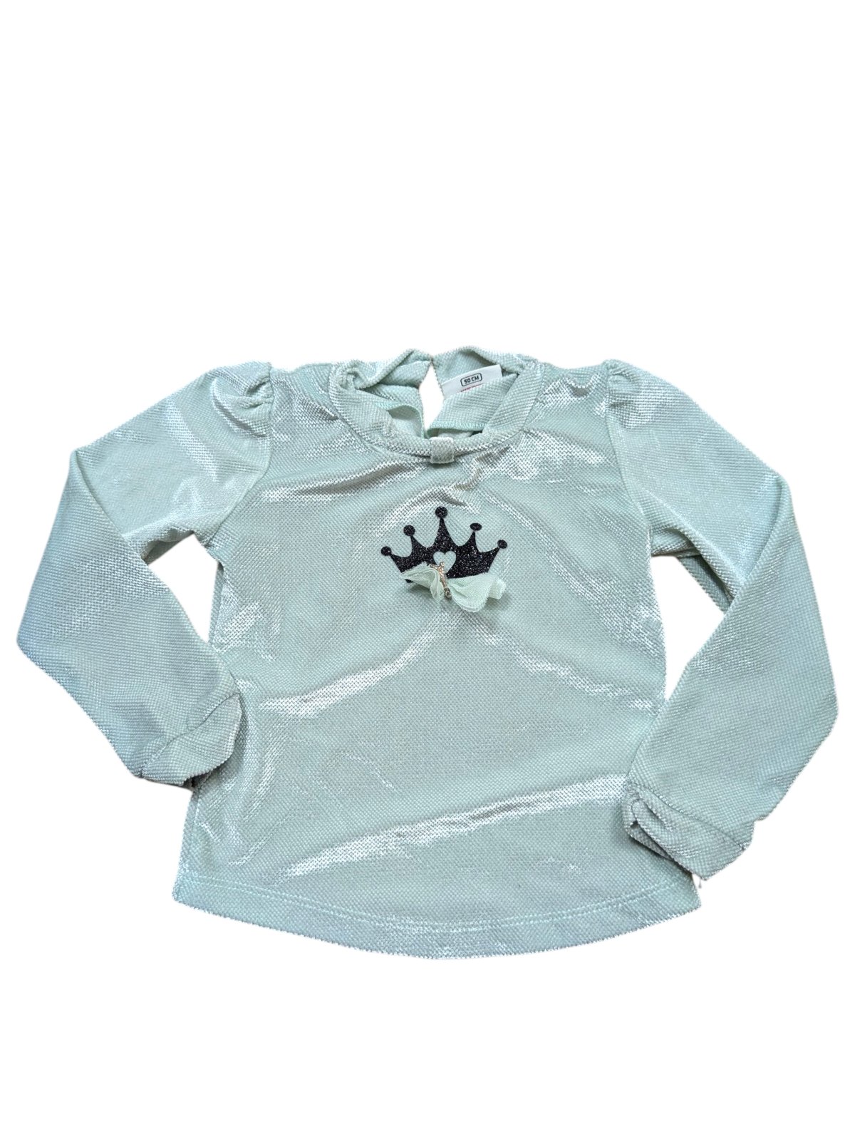 Zelinkavé triko pro holky secondhand Peppermint