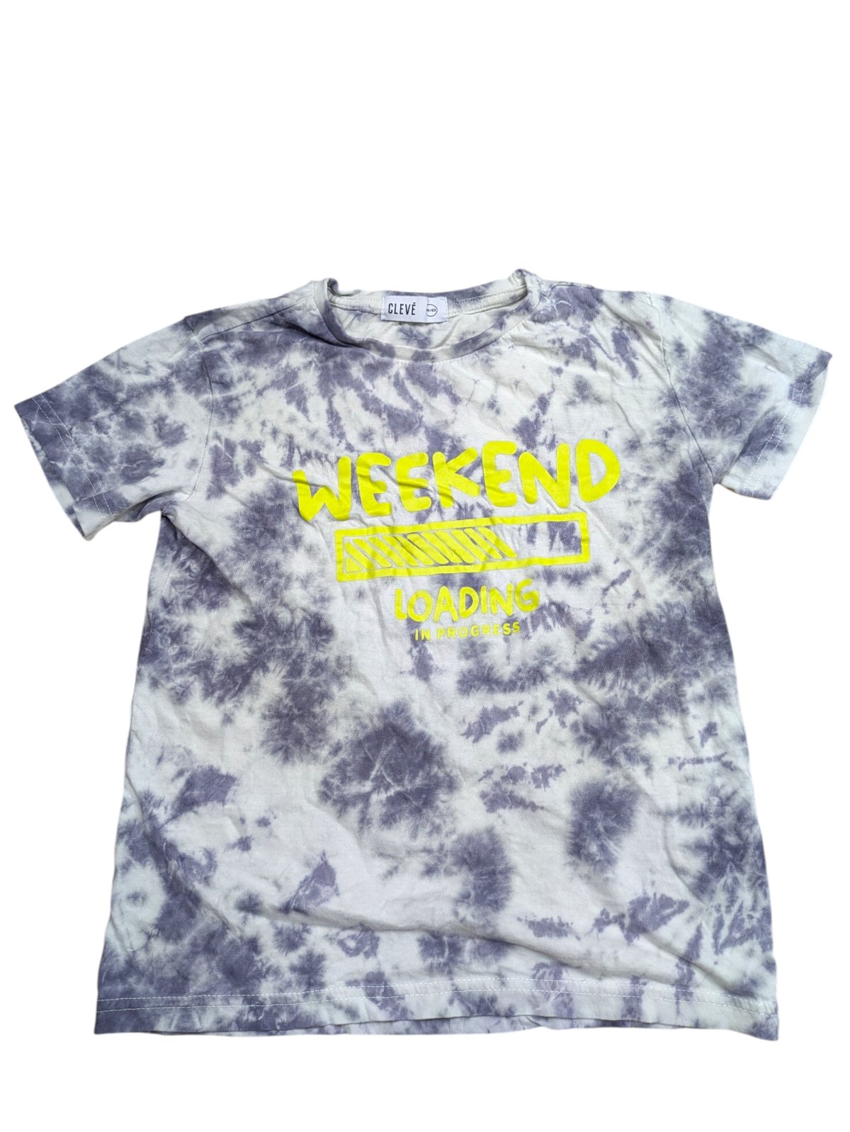 Batikované triko s nápisem pro kluky secondhand Cleve