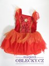 Šaty  pro holky  červeno zlaté   na karneval secondhand 