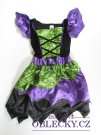 Šaty na karneval pro holky  černo fialovo zelené  secondhnad