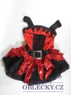 Šaty  pro holky   na karneval  černo červené  secondhand