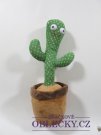 Interaktivní plyšový kaktus