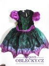 Šaty  pro holky   na karneval zeleno černo fialkové secondhand