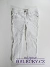 Bílé džínové kalhoty pro holky secondhand