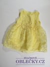 Šaty s kytkami žluté  pro holky secondhand