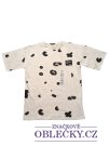 Bílé triko s puntíky pro kluky outlet nové