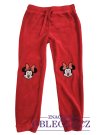 Semišové kalhoty červené s Minnie pro holky secondhand