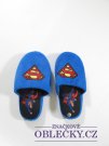 Pantofle pro kluky modré superman outlet