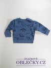 Obrázková  modrá  mikina pro kluky secondhhand