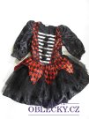 Šaty na karneval pro holky  černo červené  secondhand