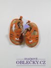 Oranžové sandálky pro kluky outlet 