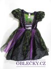 Šaty pro holky na čarodějnice černo  zeleno fialové  secondhand