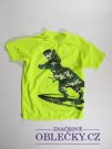 Plavkové neonové triko pro kluky secondahnd