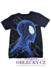 Černé triko Spiderman pro kluky secondhand Marvel
