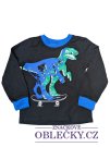Černé triko vtipné s dinosaurem pro kluky secondhand Junellz