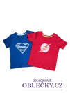 set 2 triček pro kluky superman a flash outlet George