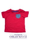 červené tričko s kapsičkou pro kluky secondhand earlydays 