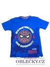 Modré triko Spiderman pro kluky secondhand Marvel