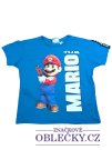 Světle modré triko Mario pro kluky secondhand Primark