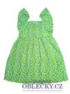 Zelené šaty kytkované pro holky secondhand Primark