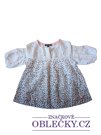 bílé šaty s květinami pro holky secondhand DKNY 