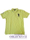 Žlutá polokošile pro kluky secondhand US Polo ASSN