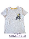 Šedé triko s kapsičkou a obrázkem pro kluky secondhand Kids