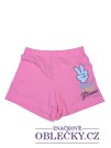 Růžové kraťasy s obrázkem pro holky secondhand Primark