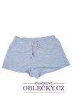 Šedé kraťasy se šňůrkou pro holky secondhand girlswear