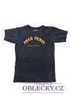 Černé triko s nápisem pro kluky secondhand Fred Perry