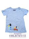 Modré triko s obrázky pro kluky secondhand Bluey