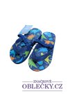 Modré žabky s dinosaury pro kluky outlet Hello Summer