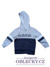 Šedo modrá mikina pro kluky secondhand Adidas