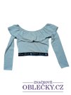Zelinkavý crop top pro holky secondhand River Island