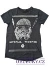 Černé triko Imperial Trooper pro kluky secondhand Star Wars