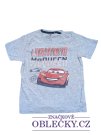 Šedé triko Auta pro kluky secondhand Disney