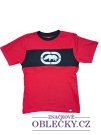 Červeno černé triko s obrázkem pro kluky secondhand Ecko Unltd