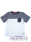 Pruhované triko s kapsičkou pro kluky secondhand US Polo