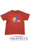 Oranžové triko pro kluky secondhand Adidas