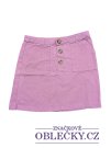 Manšestrovaná sukně růžová pro holky secondhand girlswear