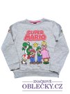 Šedá mikina Super Mario pro holky secondhand George