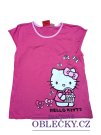 Růžové triko Hello Kitty pro holky secondhand 