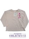 Světle růžové triko s obrázkem dlouhý rukáv pro holky outlet Zara
