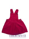 Manšestrové šaty růžové pro holky secondhand mothercare