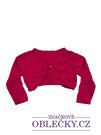 Červený crop svetřík pro holky secondhand 