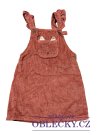 Světle hnědé šaty s motivem lišky pro holky secondhand F&F