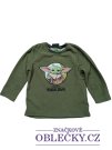 Fleecová mikina zelená Baby Yoda pro kluky secondhand Star Wars
